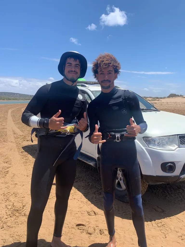 Ahmed et Outman — Moniteur kitesurf & surf at Essaouira Surf Camp School